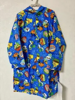 ポケモンレインコート 新品タグ付き 110 収納袋付 ピカチュウ ポカブ
