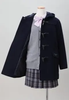 オリーブデオリーブスクール] シンプルダッフルコート