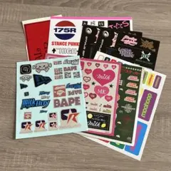 【平成レトロ】 雑誌 付録ステッカー 8枚 まとめ売り