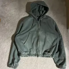 ZARA 25ss ジップパーカー　短丈　アクティブジャケットのサムネイル