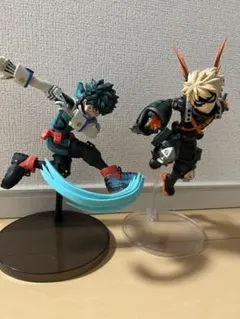 僕のヒーローアカデミア 緑谷出久 爆豪勝己フィギュア