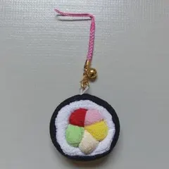 お寿司　巻き寿司　キーホルダー　ストラップ