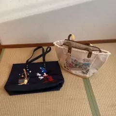 ミッキーマウスとダッフィーのトートバッグセット