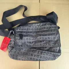 CHARLES JOURDAN ロゴ柄 ショルダーバッグ グレーのサムネイル