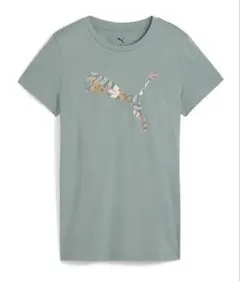プーマ (PUMA) GRAPHICS フローラル キャット ロゴ Tシャツ