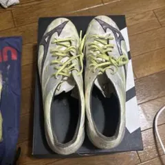 Mizuno alpha スパイク ホワイト/イエロー