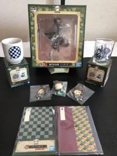 鬼滅 1番くじ 無限列車 炭治郎 セット フィギュア 、ちょこのっこ、グラス、他