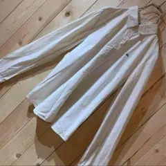 AE722 ラコステ LACOSTE シャツ ホワイト レディース 38 ポス
