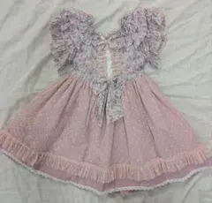 フリルエプロンワンピース