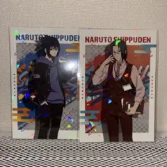 NARUTO 学園 ポストカード うちはサスケ うちはイタチ
