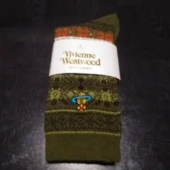 新品未使用Vivienne Westwood 柄入りソックス