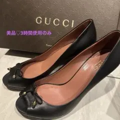 美品　GUCCI 8cmパンプスのサムネイル