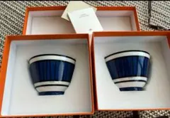 【HERMES】ブルーダイユール ボール 2個セット