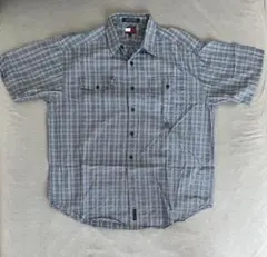 TOMMY HILFIGER チェック柄 半袖シャツ