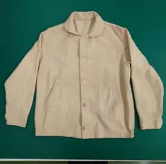 メルトンデッキジャケット　Lサイズ アイボリー　ホームメイド