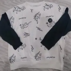 ブランシェス 恐竜柄 トレーナー 130cm