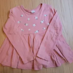 プティマイン 花柄　ロンT　120