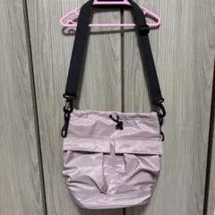 レプシム　2way巾着バッグ　くすみピンク