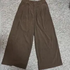 コーディロイワイドパンツ