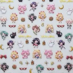 ネイルシール 5D立体 セーラームーン ちびうさ キャラクター