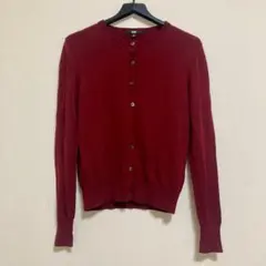 ユニクロ　レディース　エクストラファインメリノクルーネックカーディガン　長袖