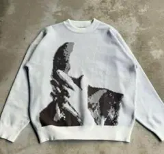 ホワイト ニット