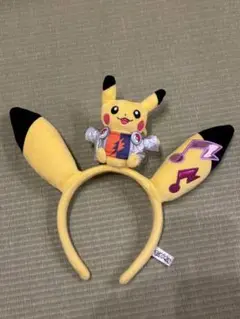 ピカチュウ カチューシャ 音符付き