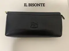IL BISONTE/ペンケース 筆箱/ブラック 黒/イルビゾンテ/文房具のサムネイル