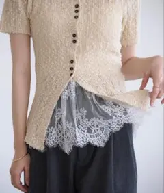 【Raffime】 カップ付きレースキャミソール/ブラトップ新品未使用