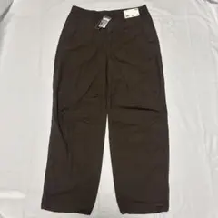 ユニクロ UNIQLO パラシュートパンツ ダークブラウン M
