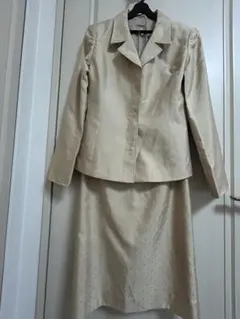 CERCHIO ベージュ ドット柄 スーツセット