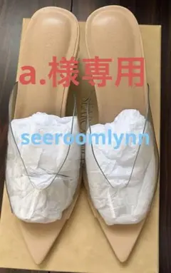 新品】searoomlynn TULLE BACKストラップミュール M - メルカリ