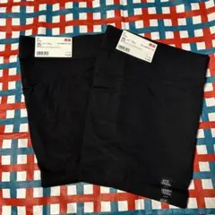 新品／ユニクロ3XL ウルトラストレッチリブレギンスパンツ 黒２枚セット