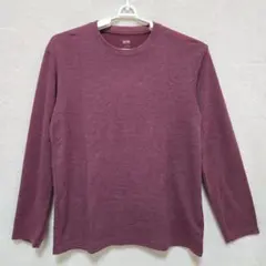 美品！ユニクロUNIQLO Mサイズ 長袖カットソー