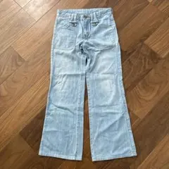 Lee ブーツカットデニム XS ライトブルー