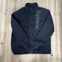 ね*つ様 supreme ナイロンジャケット モーガン蔵人着 縦ロゴ サイズS