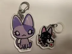 高嶺のなでしこ ご当地アクリルキーホルダー 広島 にゃでしこ たかねこ