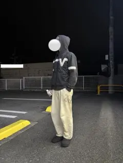 大*！様 DIESEL 55DSL 切り替え　ジップパーカー　M y2k 短丈