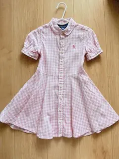 Polo Ralph Lauren ピンク ギンガムチェック ワンピースのサムネイル