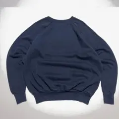 80s 90s HARBOR VIEW 무지 스웨트 라글란 2ms50