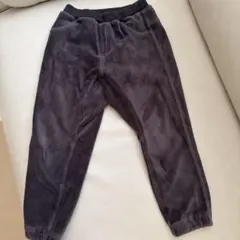 無印良品 らくらく動けるコーデュロイテーパードパンツ 100 グレー