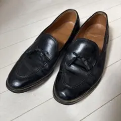REGAL 本革 黒レザー タッセルローファー 25.5