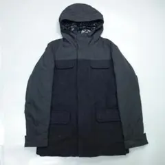 ま*ん様 9675 ユニクロ +J ウール切替ダウンジャケット メンズ L 黒