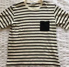 ユナイテッドアローズ　グリーンレーベルリラクシング　ボーダーTシャツ　美品