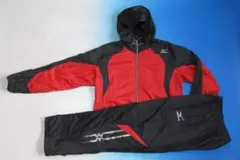 陸上 ミズノ クロスティック ブレスサーモ ウォーマーシャツ＆パンツ上下 L