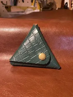 レザー 三角形 コインケース