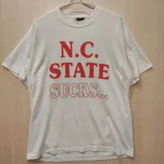 90年代 USA製 　アメリカ　ノースカロライナ州　両面プリント　Tシャツ