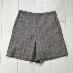 イエナ　チェック柄 ショートパンツ グレンチェック