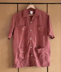 T.C.T. THE DAILY 半袖シャツ L 赤茶色