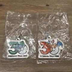 ポケモン 30周年 メタルチャームマスコット フシギダネ リザードン 2種セット